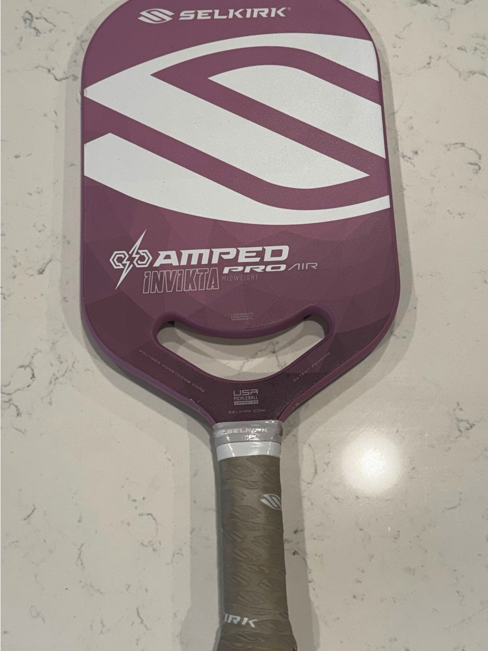 Selkirk Amped Invicta Pro Air Pickleball Paddle - Purple